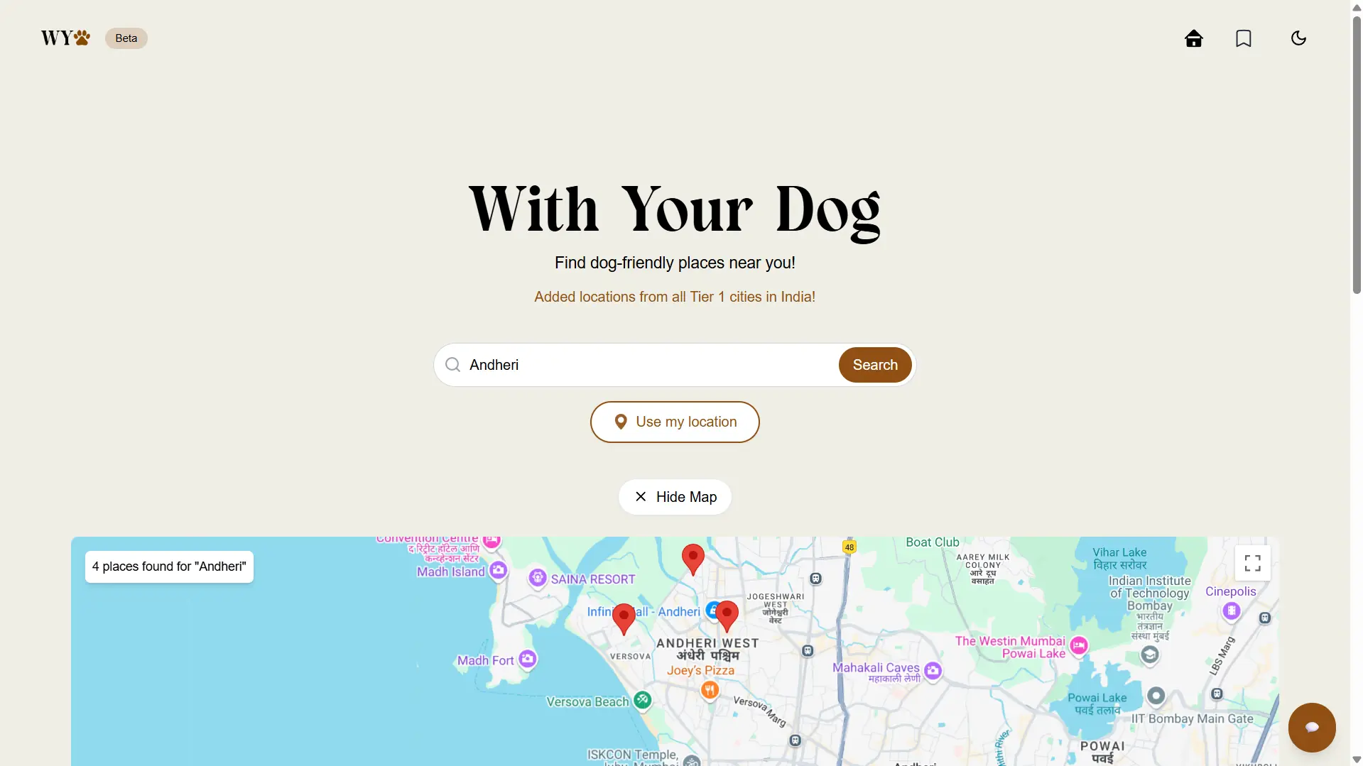 withyourdog website preview image